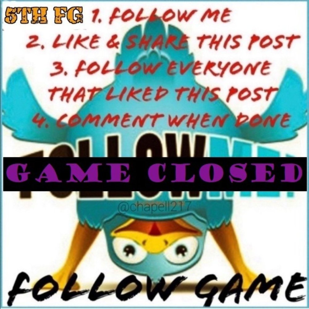 ❌GAME IS CLOSED❌THANK YOU FOR PLAYING🐦